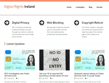 Tablet Screenshot of digitalrights.ie